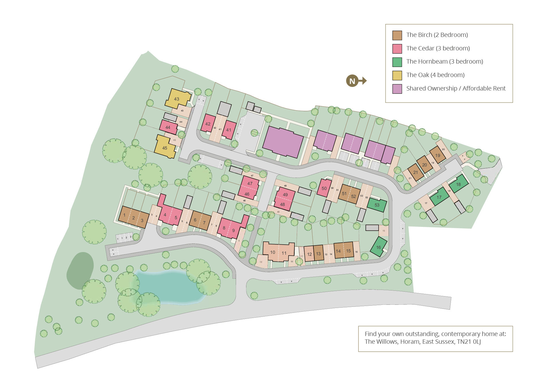 The Willows Site Plan